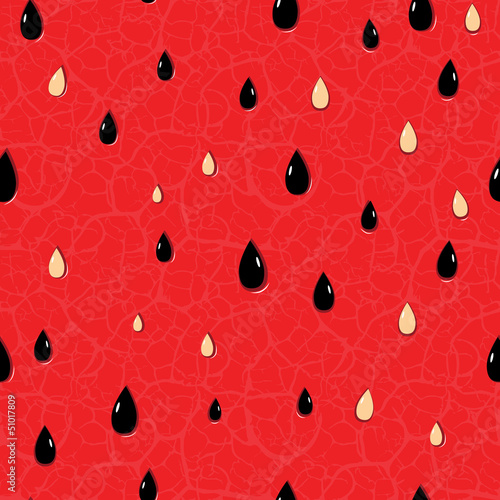 Seamless watermelon pattern