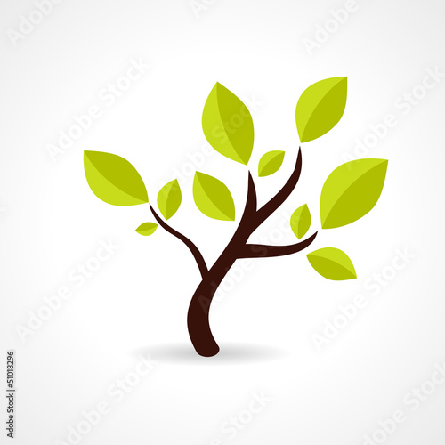 Eco Tech. Ecology Design Background. Vector Illustration