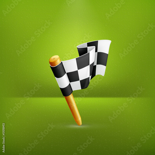 Checkered flag, icon