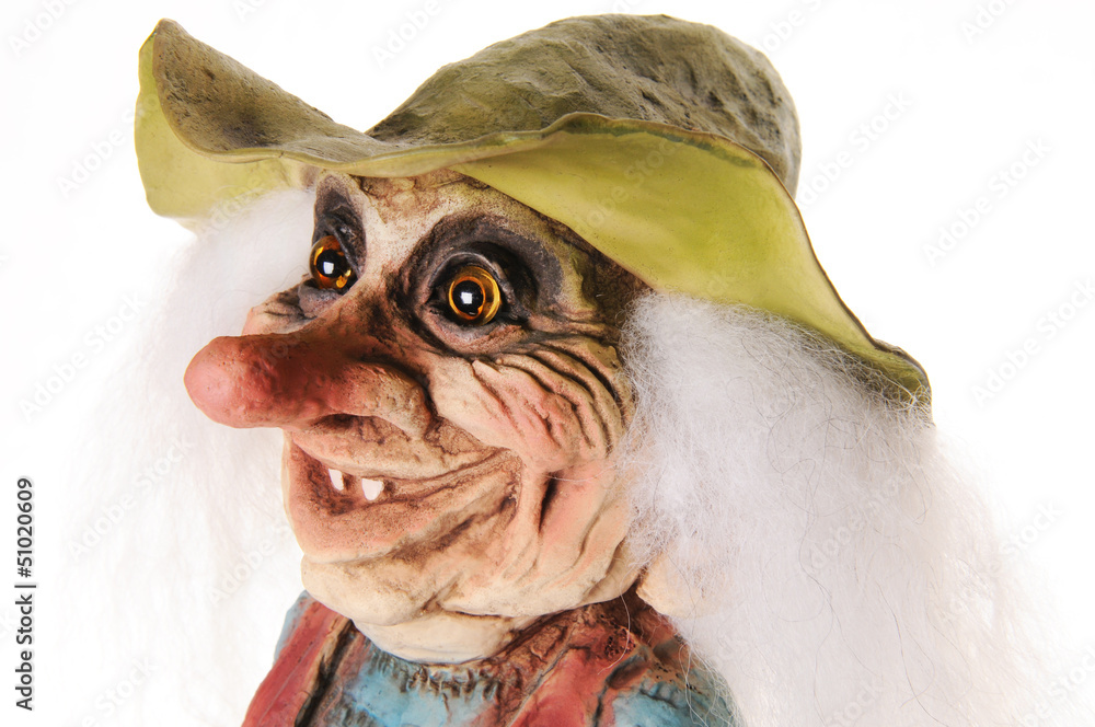 Obraz w ramie Głowa norweskiego trolla Vagabond - troll, norwegia,  norweski, fototapety | Foteks