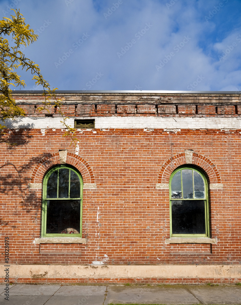 Brick Building and windows