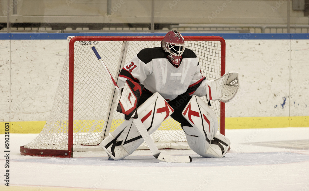 Naklejka premium Ice Hockey Goalie