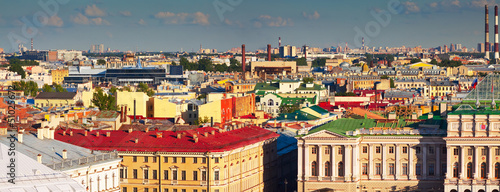 Top view of Saint Petersburg