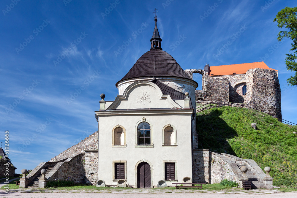 Czech Republic - Potstejn stronghold and church
