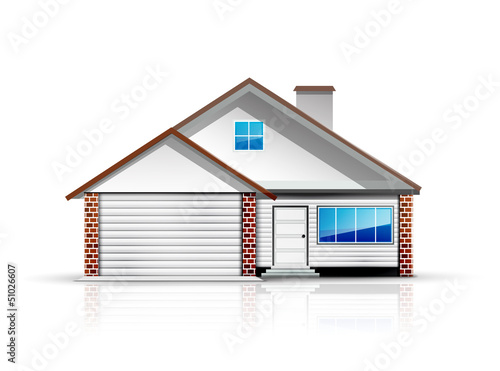 Clean and glossy detailed house icon