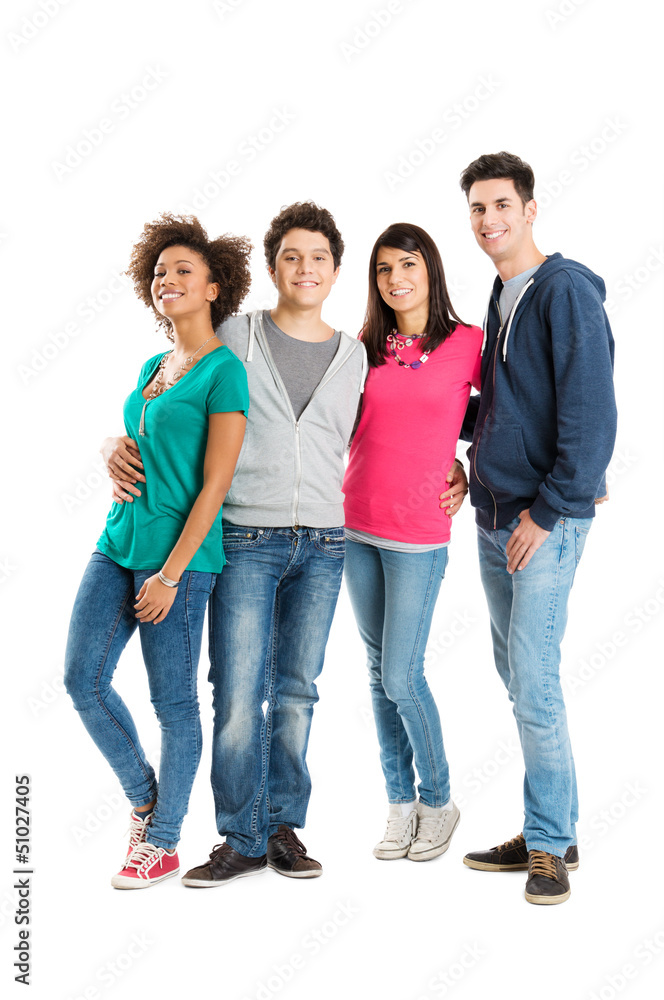 Group Of Happy Smiling Friends Group Of Happy Smiling Friends