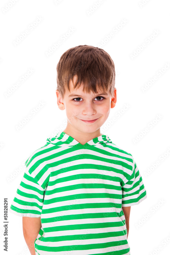 Cute boy smilling isolated Cute boy smilling isolated