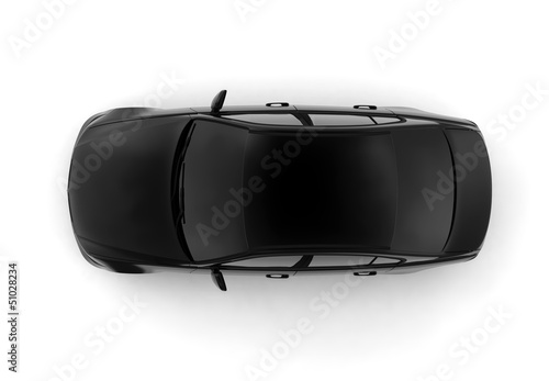 3d top rendering car