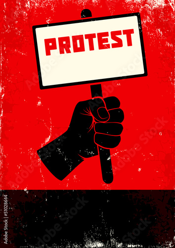 Illustration of protest