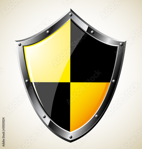Free Download Steel glossy shield - GFXLoad