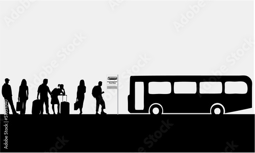 Bus stop- city live