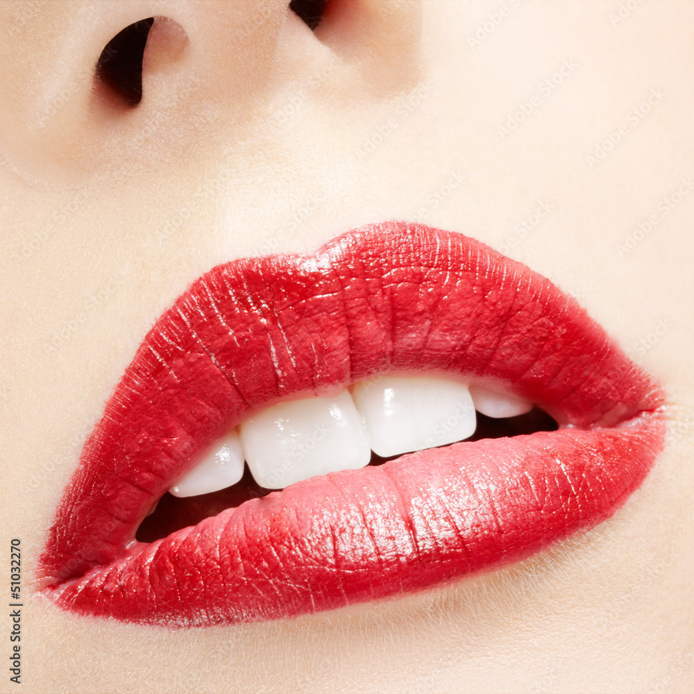 Fototapeta premium makijaż ust