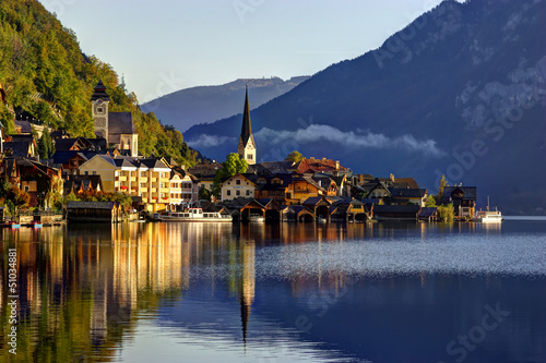 Sunrise in Hallstatt