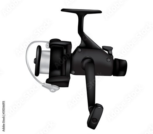 Fishing Reel detailed vector illustration