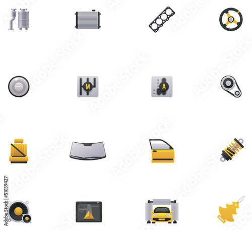 Car service icon set. Part 2