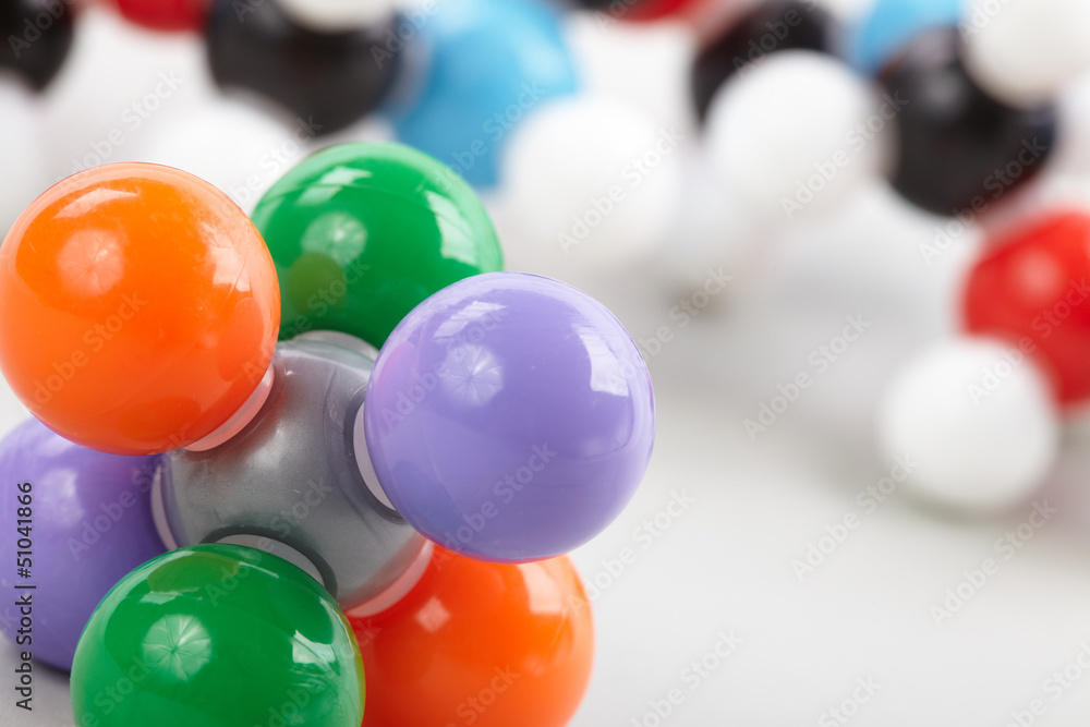 Naklejka premium molecular model