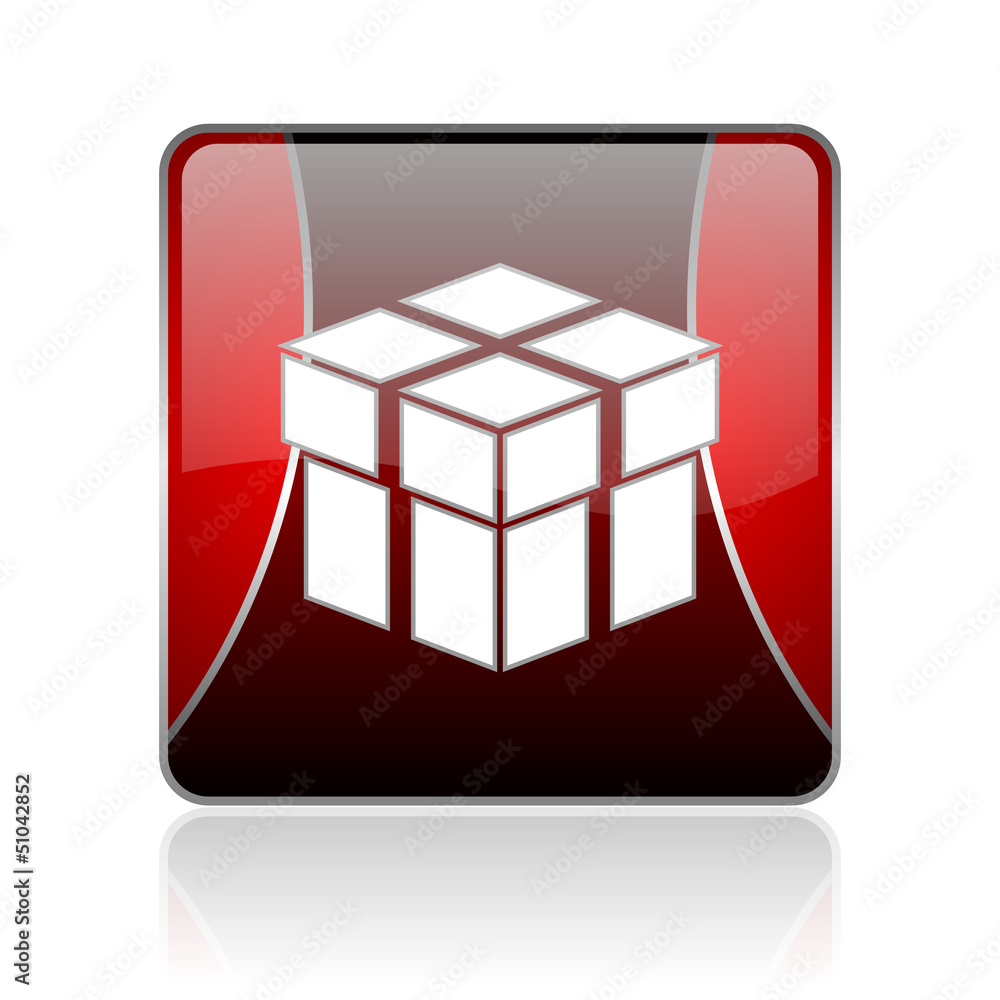 box red square web glossy icon box red square web glossy icon
