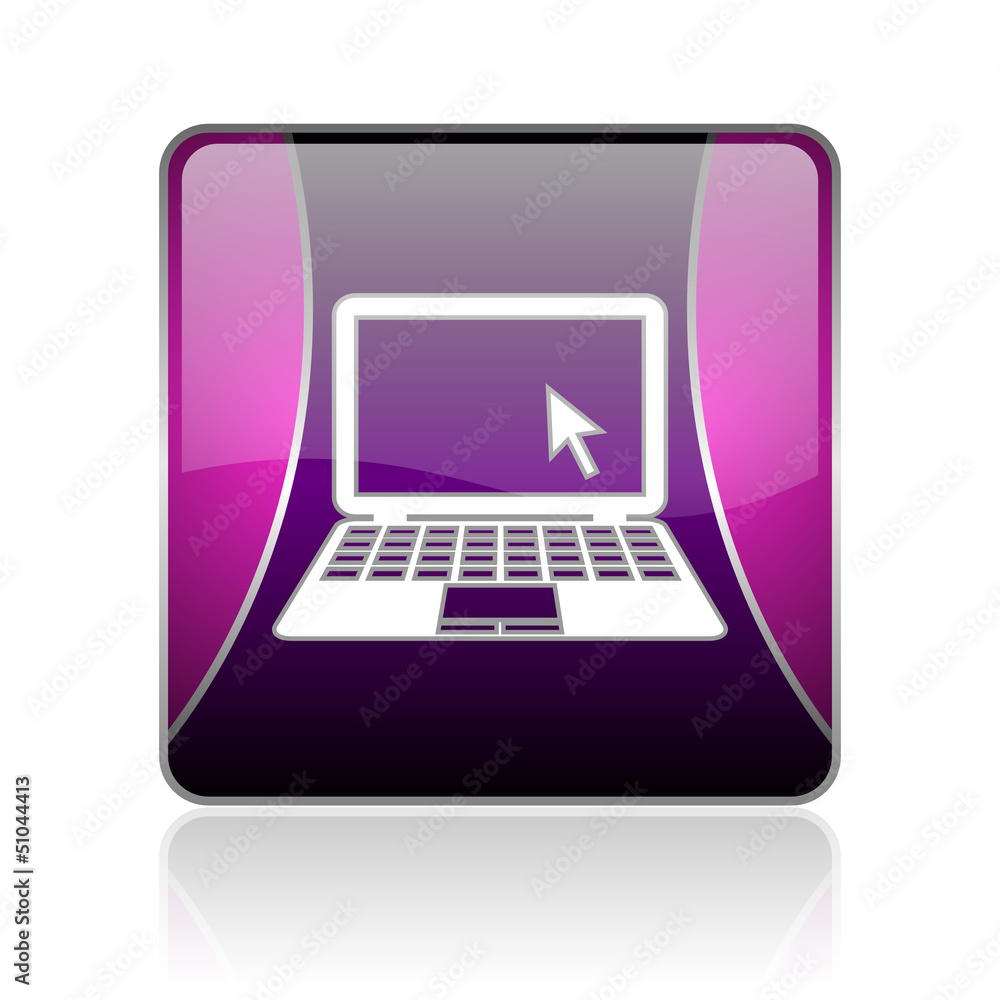 notebook violet square web glossy icon notebook violet square web glossy icon