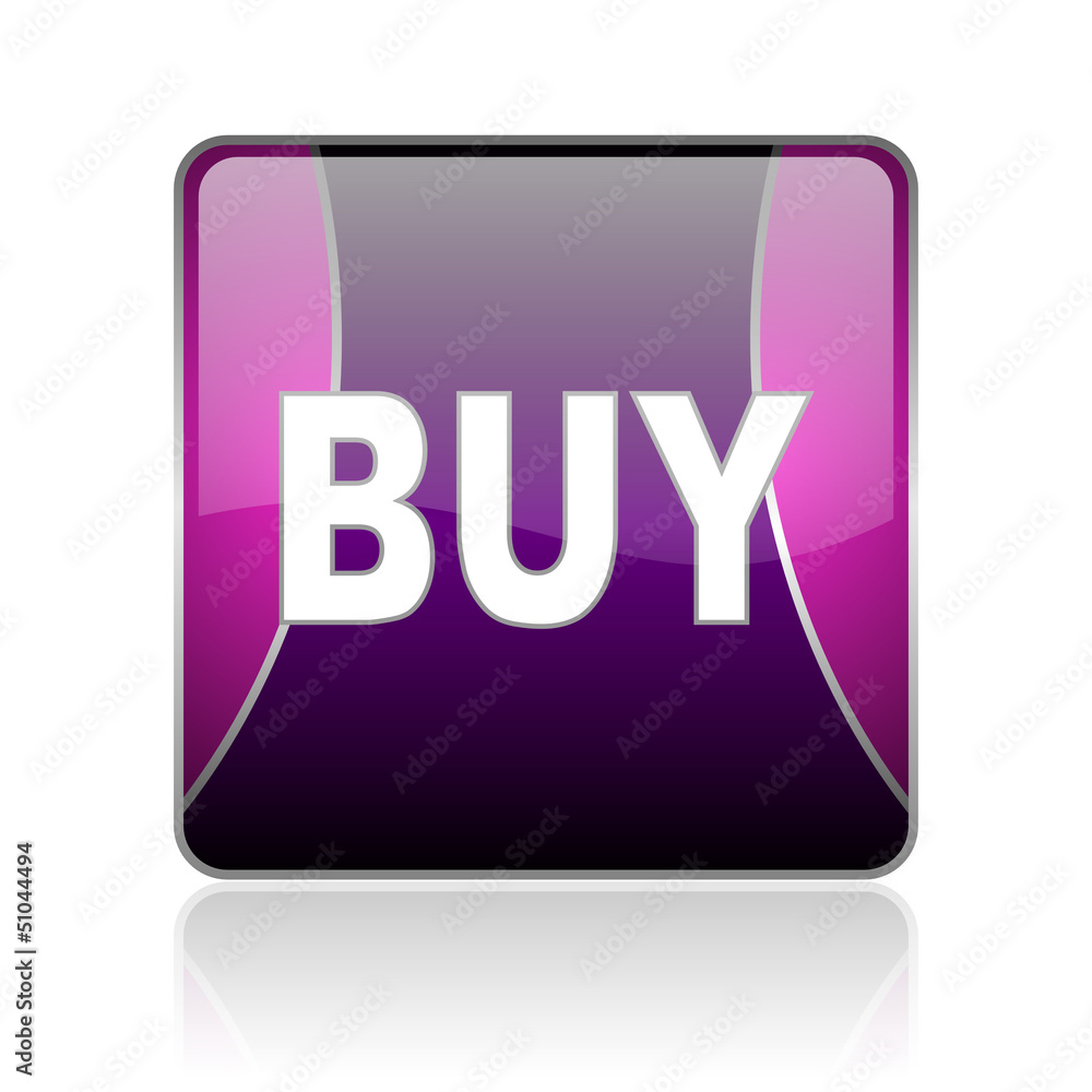 buy violet square web glossy icon buy violet square web glossy icon