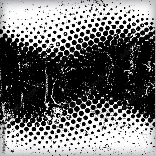Grunge halftones background