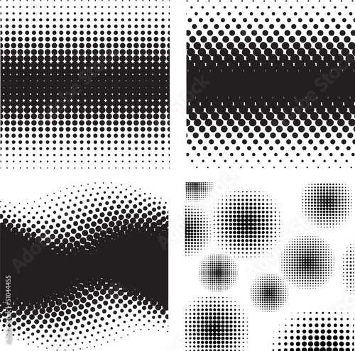 Abstract background with halftones. vector illustration.