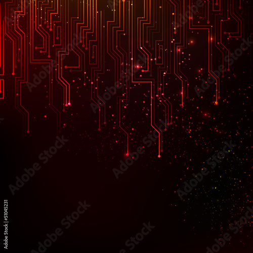 Abstract red lights background