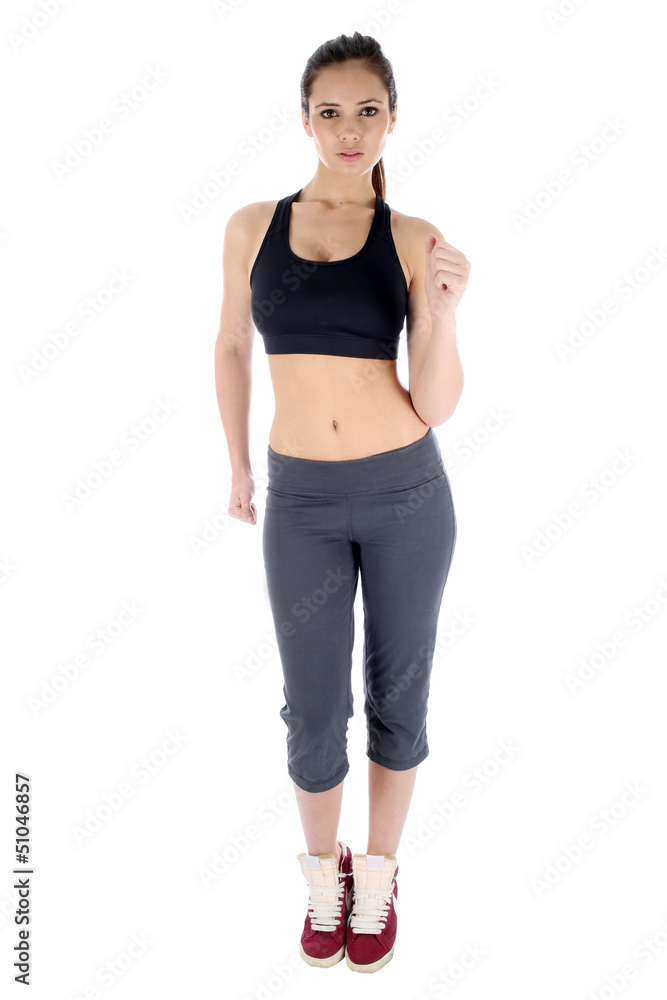 Young Woman Exercising Young Woman Exercising