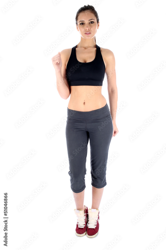 Young Woman Exercising Young Woman Exercising