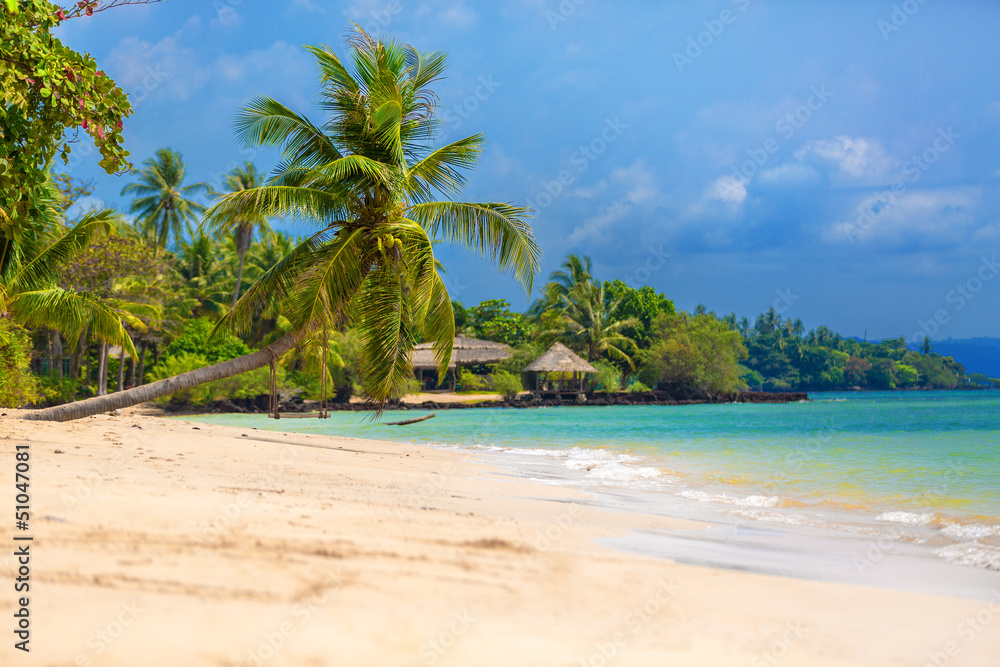 beautiful tropical beach in Thailand
