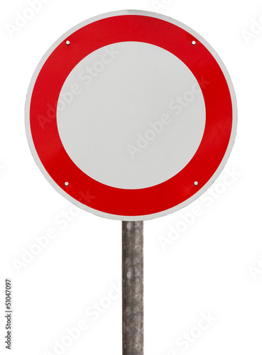 No vehicles traffic sign photo