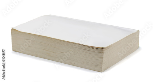 Tableau sur toile Old blank paperback book