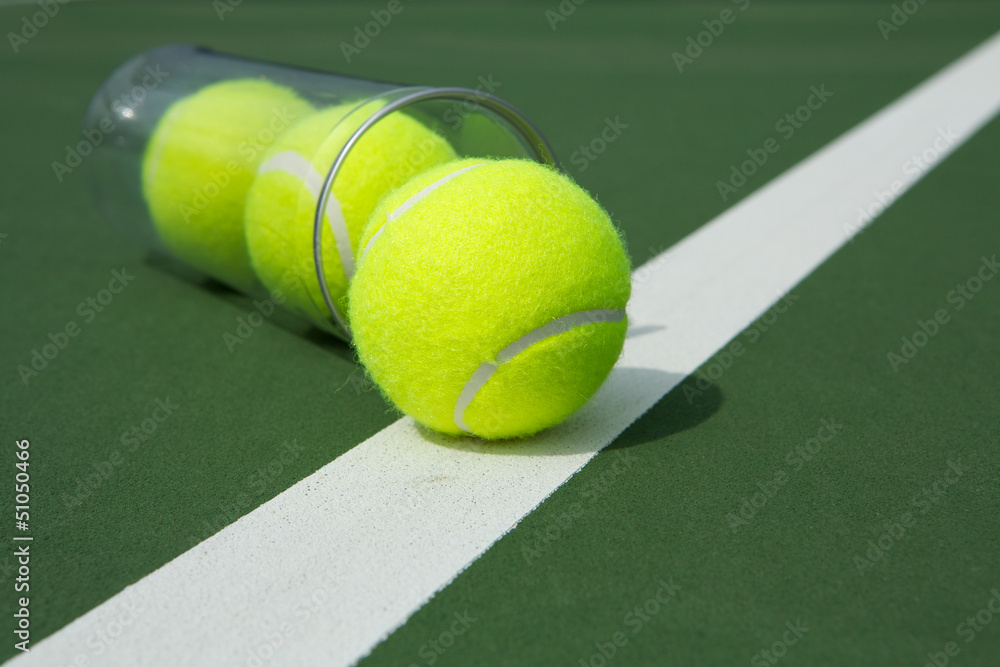 Tennis Balls from a Canister