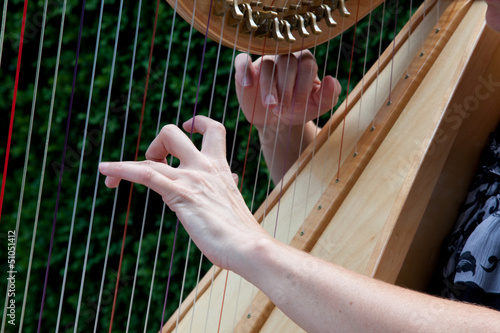 Photography Fingers playing the harp