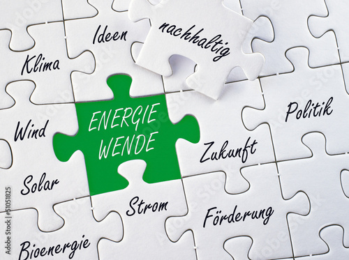 Energiewende Puzzle Konzept