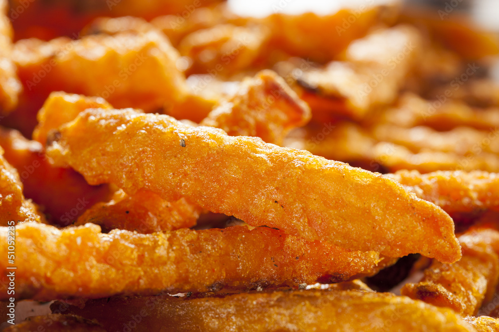 Cripsy Organic Sweet Potato Fries Cripsy Organic Sweet Potato Fries