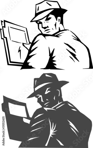 Stylized secret agent