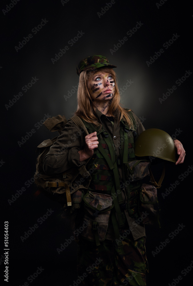 millitary girl millitary girl