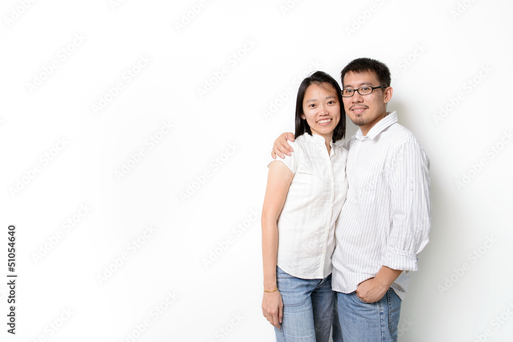 Happy young couples Happy young couples