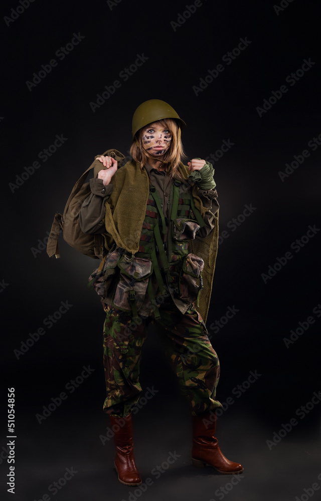 millitary girl millitary girl