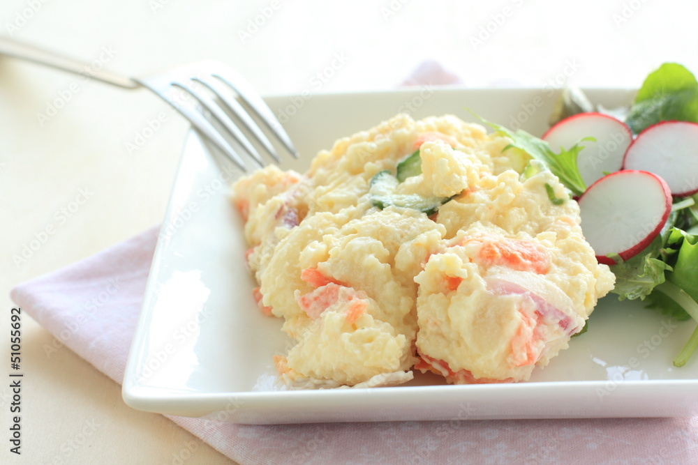 Potato salad for gourmet appetizer image Potato salad for gourmet appetizer image
