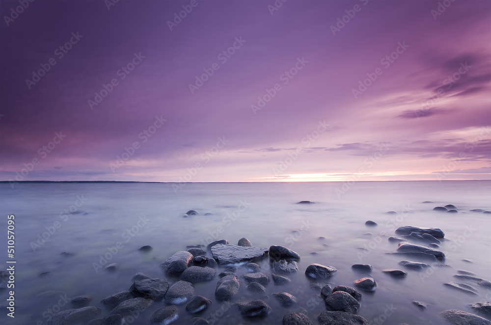 Baltic sea coastline, southern of Sweden