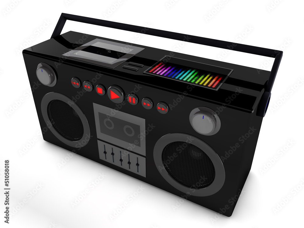 Fototapeta premium 3d radio