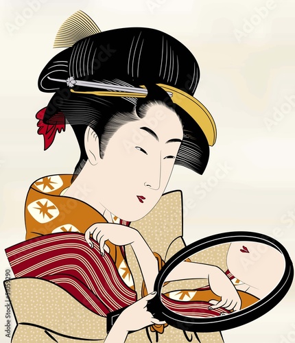浮世絵　江戸美人画14