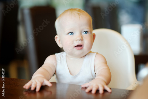 Six month old baby girl