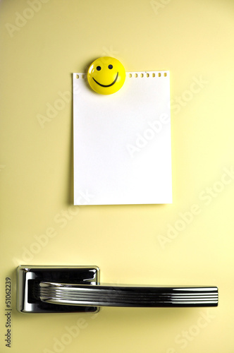 Leave a message on the fridge