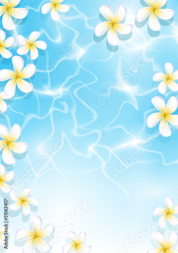 Tropical background for design