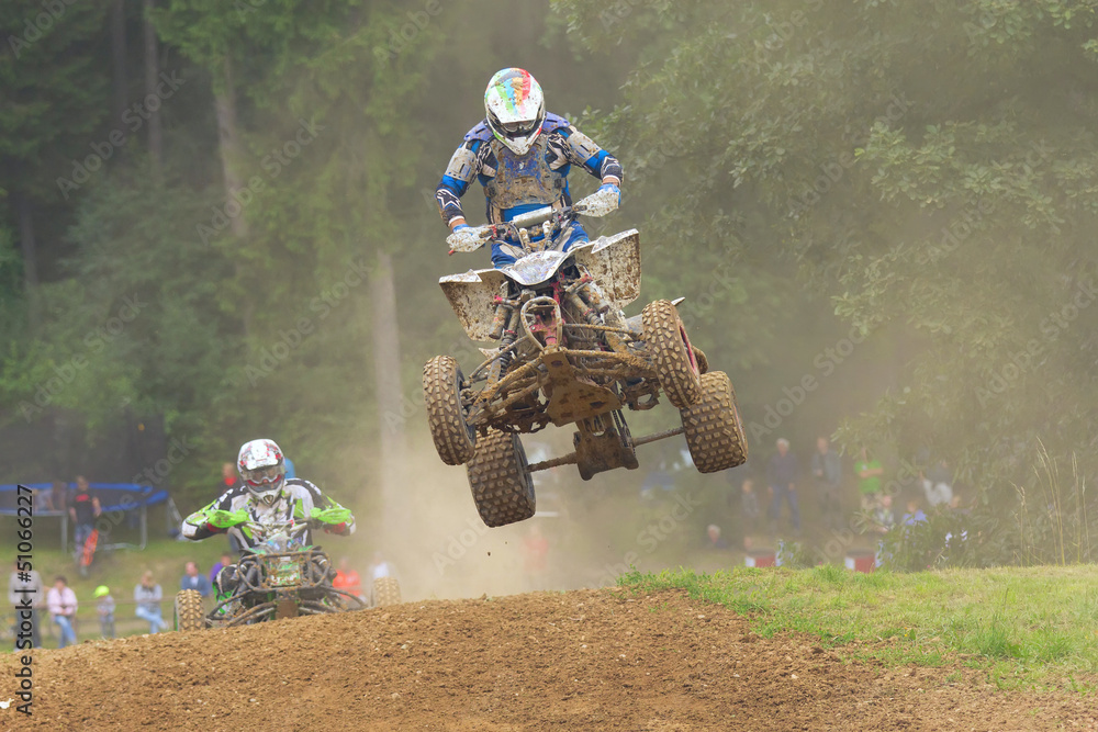 Fototapeta premium Quad race