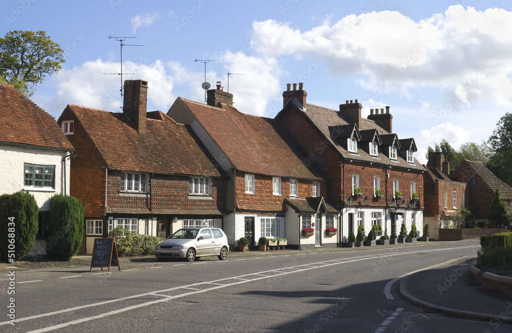 Naklejka premium Cottages at Chiddingfold. Surrey. England