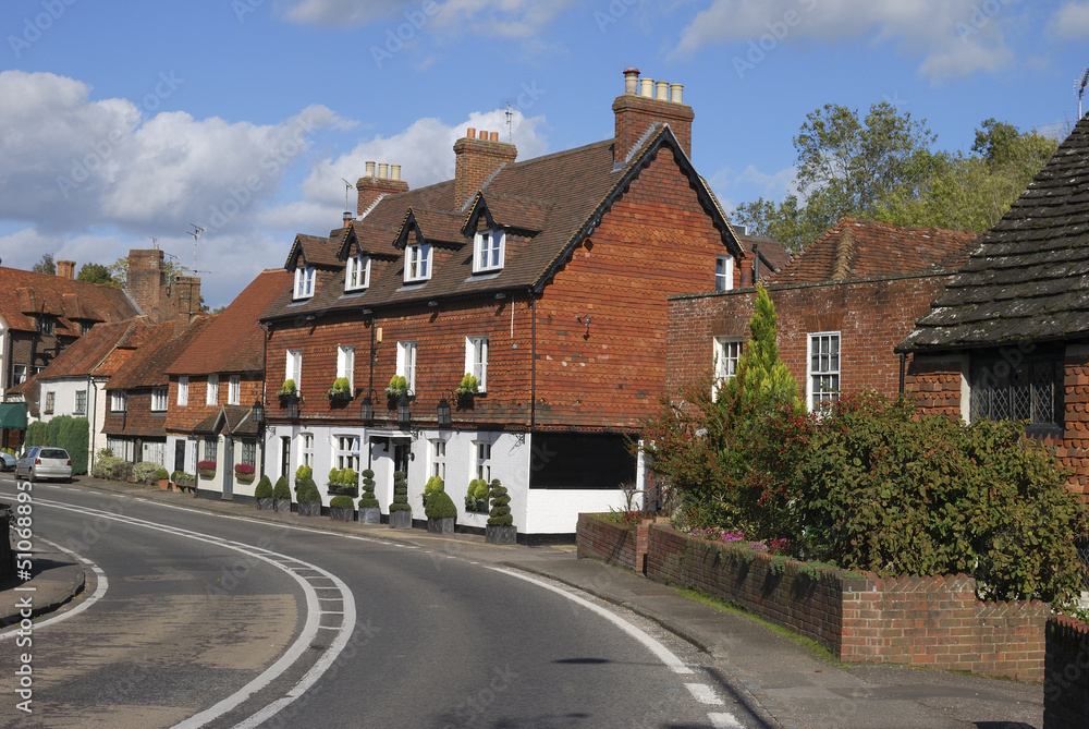 Cottages at Chiddingfold. Surrey. England