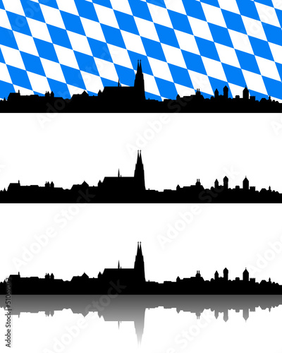 Panorama von Regensburg